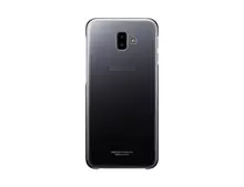 Оригинальный Чехол бампер Samsung Gradation Cover для Samsung Galaxy J6 Plus Black (Черный) EF-AJ610CBEGWW