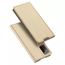 Чехол книжка Dux Ducis Skin Pro Case для Samsung Galaxy Note 20 Gold (Золотой)
