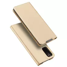 Чехол книжка Dux Ducis Skin Pro Case для Samsung Galaxy S20 Gold (Золотой)