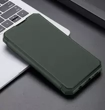 Чехол книжка Dux Ducis Skin X Series Magnetic Flip Case для Samsung Galaxy A51 Midnight Green (Темно-зеленый)
