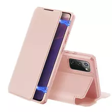 Чехол книжка Dux Ducis Skin X Series Magnetic Flip Case для Samsung Galaxy Note 20 Pink (Розовый)