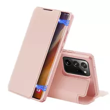 Чехол книжка Dux Ducis Skin X Series Magnetic Flip Case для Samsung Galaxy Note 20 Ultra Pink (Розовый)