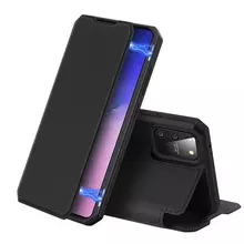 Чехол книжка Dux Ducis Skin X Series Magnetic Flip Case для Samsung Galaxy S10 Lite Black (Черный)