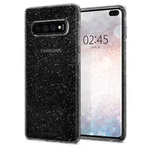 Чехол бампер Spigen Case Crystal Glitter Quartz для Samsung Galaxy S10 Plus Crystal Clear (Прозрачный)