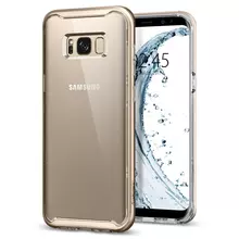 Чехол бампер Spigen Case Neo Hybrid Crystal для Samsung Galaxy S8 Plus Gold Maple (Золотой клен)