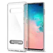 Чехол бампер Spigen Case Slim Armor Crystal для Samsung Galaxy S10 Plus Crystal Clear (Прозрачный)