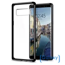 Чехол бампер Spigen Case Ultra Hybrid для Samsung Galaxy Note 8 Midnight Black (Полуночный черный)