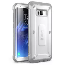Чехол бампер Supcase Unicorn Beetle Pro Case для Samsung Galaxy S8 Plus White / Gray (Белый / Серый)