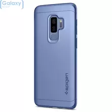 Чехол бампер Spigen Case Thin Fit 360 Series для Samsung Galaxy S9 Plus Coral Blue (Коралловый Синий)