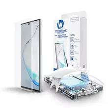 Премиальное Защитное стекло Whitestone Dome Glass для Samsung Galaxy Note 10 (Комплектация с ультрафиолетовой лампой)