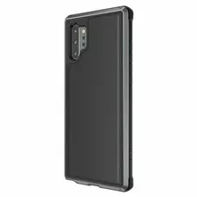 Чехол бампер X-Doria Defense Lux Case для Samsung Galaxy Note 10 Plus Black Leather (Черная кожа)