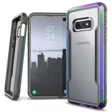 Чехол бампер X-Doria Defense Shield Case для Samsung Galaxy S10e Iridescent (Радужный)