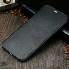 Чехол книжка X-Level Leather для Samsung Galaxy A21s Black (Черный)