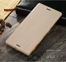 Чехол книжка X-Level Leather для Samsung Galaxy M30 Gold (Золотой)