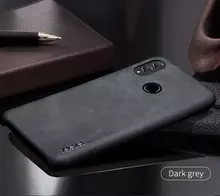 Чехол бампер X-Level Leather для Samsung Galaxy A11 Black (Черный)