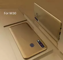 Чехол бампер X-Level Matte Case для Samsung Galaxy A30 Gold (Золотой)