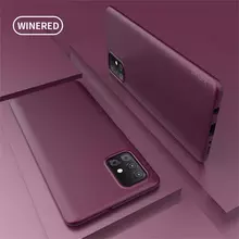 Чехол бампер X-Level Matte для Samsung Galaxy A71 Vine Red (Винный)