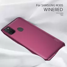 Чехол бампер X-Level Matte для Samsung Galaxy M30s Vine Red (Винный)