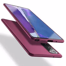 Чехол бампер X-Level Matte для Samsung Galaxy S20 FE Vine Red (Винный)