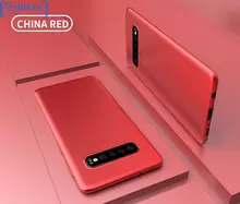Чехол бампер X-Level Matte Series для Samsung Galaxy S10 Red (Красный)