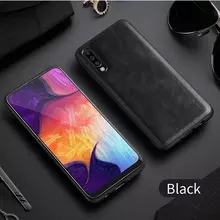 Чехол бампер X-Level Retro Case для Samsung Galaxy A50 Black (Черный)