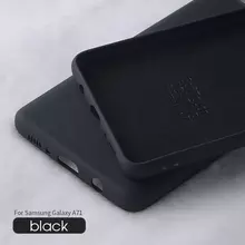 Чехол бампер X-Level Silicone для Samsung Galaxy M51 Black (Черный)