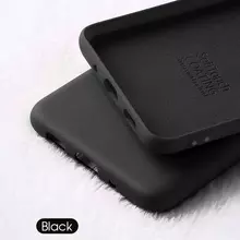 Чехол бампер X-Level Silicone для Samsung Galaxy Note 10 Lite Black (Черный)