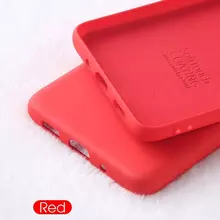 Чехол бампер X-Level Silicone для Samsung Galaxy Note 10 Lite Red (Красный)