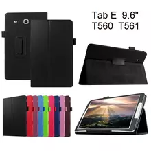 Чехол книжка на Samsung Galaxy Tab E 9.6 SM-T560 T561 TTX Leather Book Black (Черный)