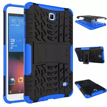 Чехол бампер для Samsung Galaxy Tab 4 7.0 SM-T230 T231 T235 KAMII Shockproof Hybrid Black+Blue