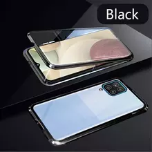 Чехол бампер для Samsung Galaxy M32 Anomaly Magnetic 360 With Glass Black (Черный)