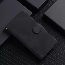 Чехол книжка для Samsung Galaxy A12 Anomaly Leather Book Black (Черный)