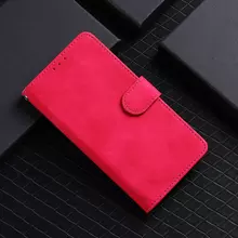 Чехол книжка для Samsung Galaxy A21s Anomaly Leather Book Red-Pink (Красно-Розовый)