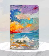 Чехол книжка My Colors Leather Flip для планшета Samsung Galaxy Tab A7 10.4" T500 T505 Морской восход