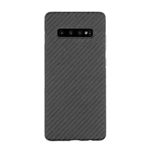 Чехол бампер Anomaly Carbon Plaid для Samsung Galaxy S10 Plus Black (Черный)