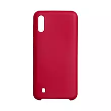 Чехол бампер Anomaly Silicone для Samsung Galaxy M10 Dark Red (Темно-красный)
