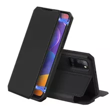 Чехол книжка Dux Ducis Skin X Series Magnetic Flip Case для Samsung Galaxy A31 Black (Черный)