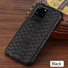 Чехол бампер для Samsung Galaxy Note 20 Ultra Anomaly Python Plate Black (Черный)