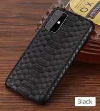 Чехол бампер для Samsung Galaxy S21 Anomaly Python Plate Black (Черный)