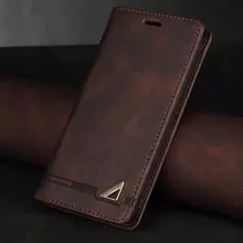 Чехол книжка для Samsung Galaxy M12 Anomaly Wallet Case Brown (Коричневый)