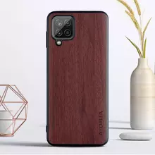 Чехол бампер для Samsung Galaxy M22 Anomaly Wooden Style Red (Красный)