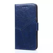 Чехол книжка Anomaly Retro Book для Samsung Galaxy Note 10 Plus Dark Blue (Темно-синий)