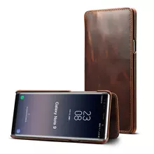Чехол книжка Anomaly Wax Oil для Samsung Galaxy Note 9 Brown (Коричневый)