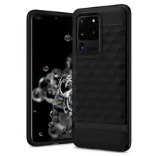 Чехол бампер Caseology Parallax для Samsung Galaxy S20 Ultra Matte Black (Матовый Черный)