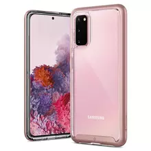 Чехол бампер Caseology Skyfall Flex для Samsung Galaxy S20 Pink Sand (Розовый песок)
