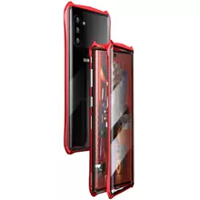 Чехол бампер Luphie Batman Magnetic для Samsung Galaxy Note 10 Red (Красный)