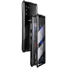 Чехол бампер Luphie Batman Magnetic для Samsung Galaxy Note 10 Black (Черный)