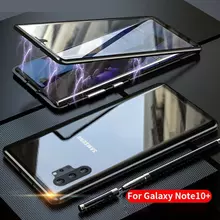 Чехол бампер Luphie Magnetic 360 для Samsung Galaxy Note 10 Plus Black (Черный)