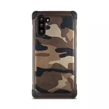 Чехол бампер NX Case Camouflage Series для Samsung Galaxy Note 10 Brown (Коричневый)