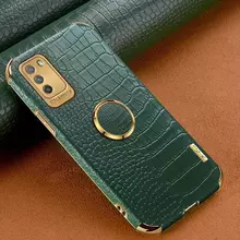 Чехол бампер для Samsung Galaxy A03s Anomaly X-Case с кольцом-держателем Green (Зеленый)